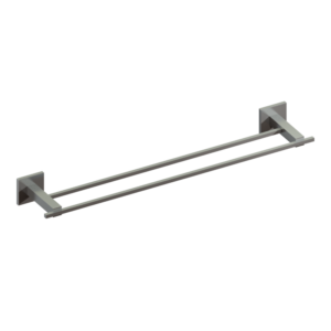 TOALHEIRO DUPLO 60CM CECILIA CROMADO