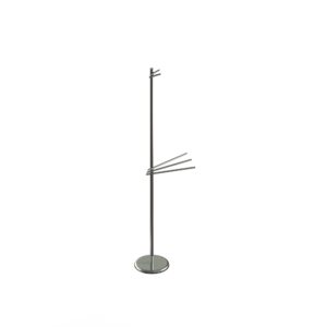 PORTA ROUPAO COLUNA PISO CROMADO