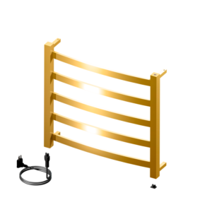 Aquecedor De Toalhas Peq. Sapphire Premium Ouro Polido  Metalworks 19.TS01.OP