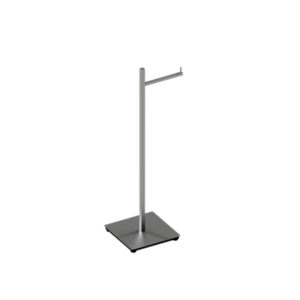 Papeleira Chão Simples Quada Inox Polido Metalworks 57.QD01.IP