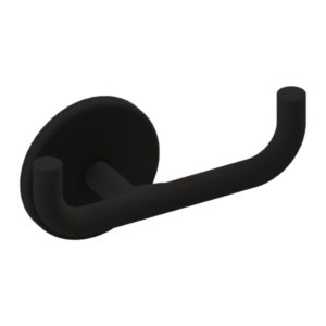 Cabide Duplo Reto Round Preto Fosco Metalworks 05.RD04.PF