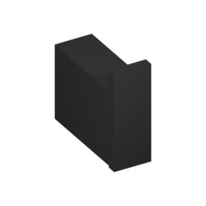 Cabide Unique Preto Fosco Metalworks 05.UQ00.PF