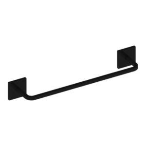 Toalheiro Quada 45 cm Preto Brilhante Metalworks 07.QD03.PB