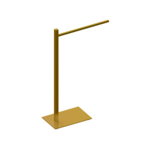 Porta Toalha de Bancada Simples Quada Ouro Polido Metalworks 17.QD02.OP