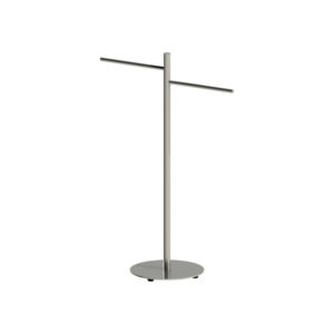 Porta Toalha de Bancada Dupla Round Cromado Metalworks 17.RD01.CR