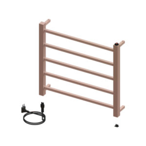 Toalheiro Termico Fio Aparente Pequeno Quada Premium Cobre Polido 19.TQ01.CP