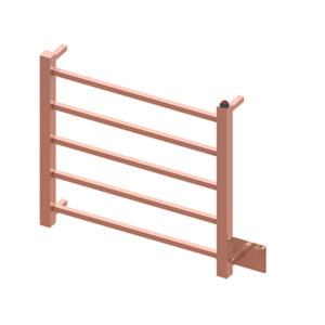 Toalheiro Térmico Fio Oculto Pequeno Quada Premium Cobre Polido 19.TQ02.CP