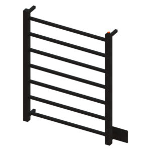 Toalheiro Termico Fio Oculto Grande Quada Premium Preto Fosco 19.TQ04.PF