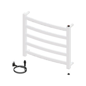 Toalheiro Térmico Fio Aparente Pequeno Sapphire Premium Branco Brilhante 19.TS01.BB