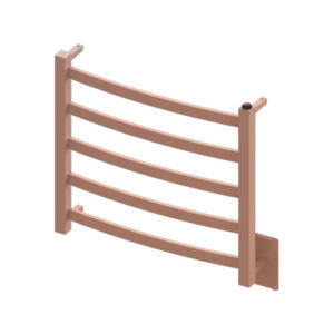 Toalheiro Termico Fio Oculto Pequeno Sapphire Bivolt Premium Cobre Polido 19.TS02.CP