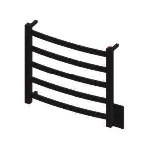 Toalheiro Térmico Fio Oculto Pequeno Sapphire Bivolt Premium Preto Fosco 19.TS02.PF