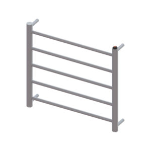 Toalheiro Termico Fio Aparente Pequeno Ruby Premium Inox Polido 19.TY01.IP