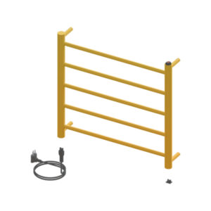 Toalheiro Térmico Fio Aparente Pequeno Ruby Premium Ouro Polido 19.TY01.OP