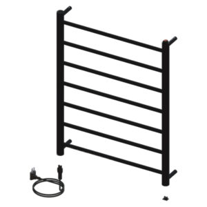 Toalheiro Termico Fio Aparente Grande Ruby Premium Preto Brilhante 19.TY03.PB