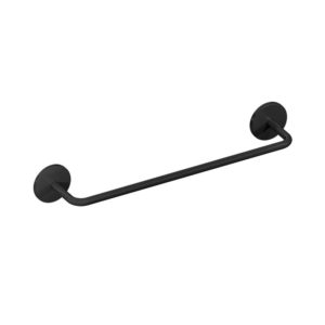 Toalheiro 60Cm Round Preto Brilhante Metalworks 07.RD04.PB