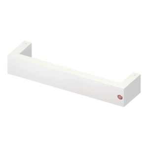 Aquecedor Toalhas Rosto Horizontal Jade Branco Brilhante  Metalworks 20.TJ01.BB