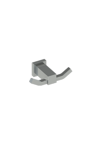 Cabide Duplo Bari Cromado Metalworks 05.BR02.CR