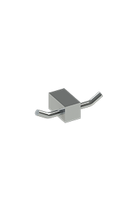 Cabide Duplo Zeta Cromado  Metalworks 05.ZT02.CR