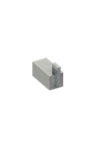 Cabide Square Cromado  Metalworks 05.SQ00.CR