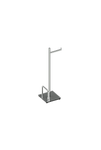 Coluna C/ Pap./Rev. Quada Cromado  Metalworks 57.QD03.CR