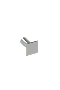 Porta Roupao Kapa/Zeta Cromado  Metalworks 05.KP05.CR