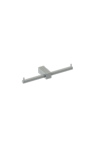 Papeleira Dupla Kapa Cromado  Metalworks 03.KP00.CR