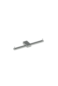 Papeleira Dupla Omega Cromado  Metalworks 03.OG00.CR