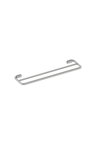 Toalheiro Duplo 60Cm Elis Cromado Metalworks 09.EL02.CR