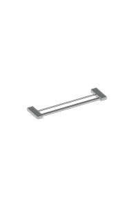 Toalheiro Duplo 60Cm Omega Cromado Metalworks 09.OG02.CR