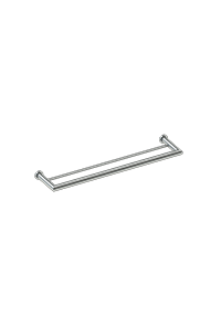 Toalheiro Duplo 60Cm Palermo Cromado  Metalworks 09.PL02.CR