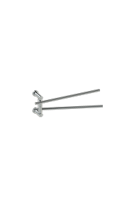 Toalheiro Articulado Parede 30Cm Round Cromado Metalworks 11.RD01.CR