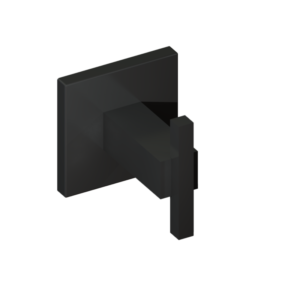 Cabide Cecilia Preto Brilhante  Metalworks 05.CC00.PB