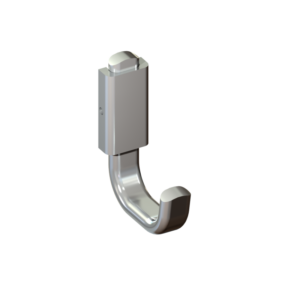 Cabide Reto Elis Cromado Metalworks 05.EL03.CR