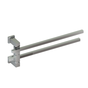 Toalheiro Articulado Parede 30Cm Quada Cromado  Metalworks 11.QD01.CR