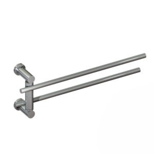 Toalheiro Articulado Parede 30Cm Round Cromado  Metalworks 11.RD01.CR