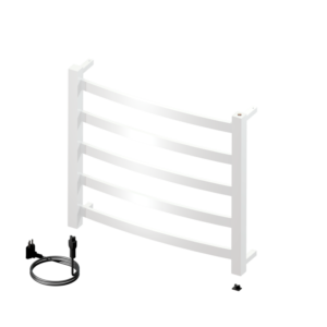 Toalheiro Térmico Fio Aparente Pequeno Sapphire Premium Branco Brilhante 19.TS01.BB