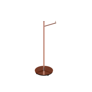 Coluna C/ Papeleira Round Cobre Polido Metalworks 57.RD01.CP